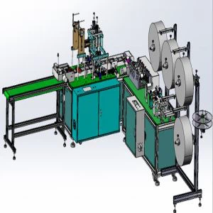 קו ייצור מסכות פנים חד פעמיות אוטומטיות מסכות פנים